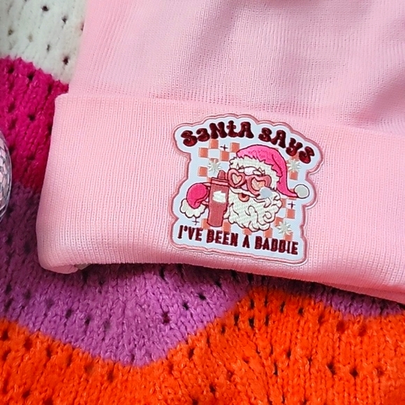 "Santa says I've been a baddie" beanie - Picture 3 of 5
